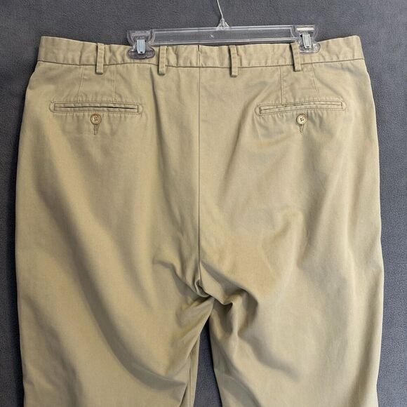 Peter Millar Raleigh Washed Twill Pants Pima Cotton Mens Size 40 Khaki Beige - Picture 5 of 10